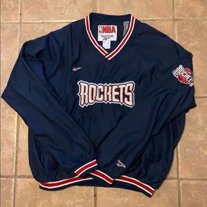 Houston Rockets Windbreaker vintage size Large 90s